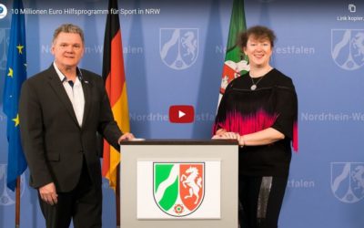 Video: 10 Millionen Euro Hilfsprogramm für den Sport in NRW